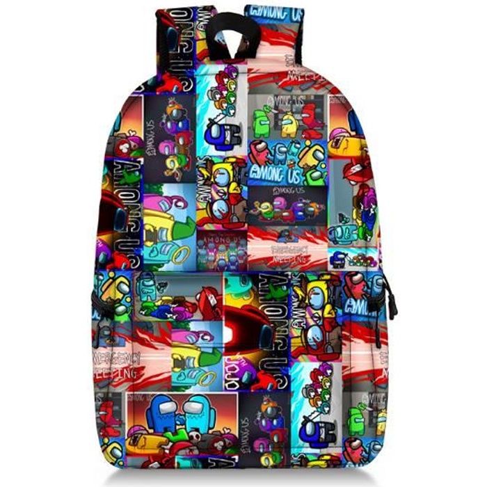 Among Us Grand Espace Durable 3d Impression Muticolore Sac A Dos B Cdiscount Bagagerie Maroquinerie