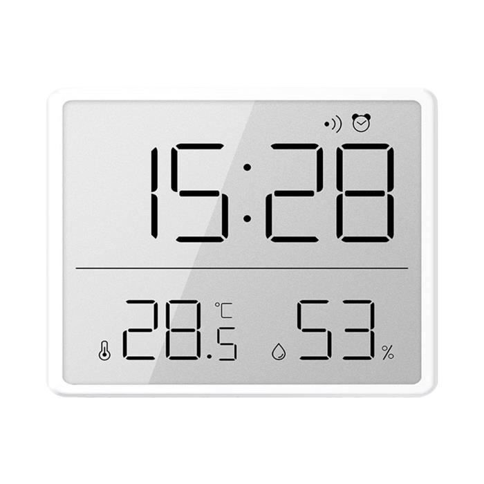 Horloge Murale Numérique Technoline WS8119 - Température, Météo Et Radio Pilotée