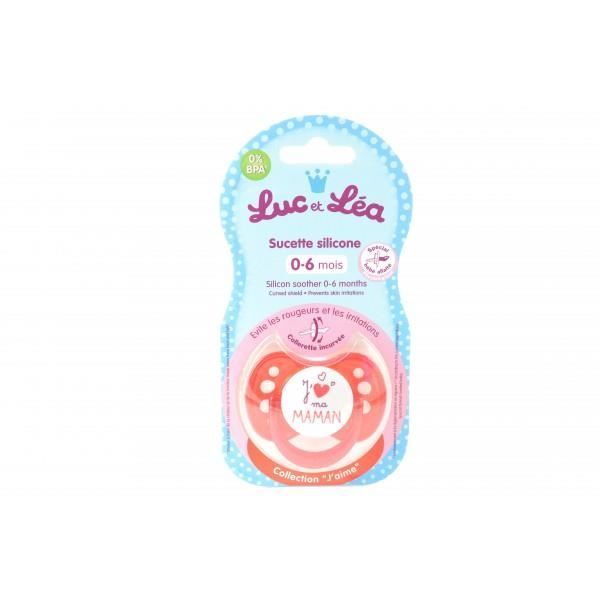 Luc Et Lea Sucette Silicone Speciale Bebe Allaite 0 6 Mois Modele J Aime Ma Maman Cdiscount Puericulture Eveil Bebe Luc Et Lea Sucette Silicone Speciale Bebe Allaite 0 6 Mois Modele J Aime Ma Maman Cdiscount Puericulture Eveil Bebe