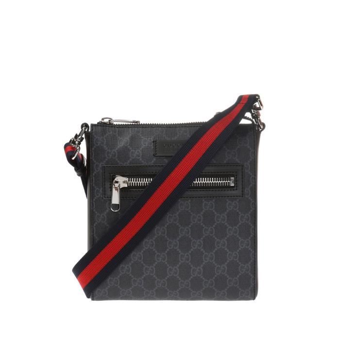 sacoche gucci noir cuir