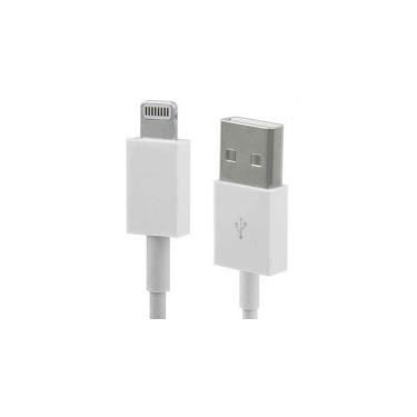 Câble Data Lightning - HIGH-TECH PLACE - iPhone 5 - Blanc - Rechargement - Synchronisation