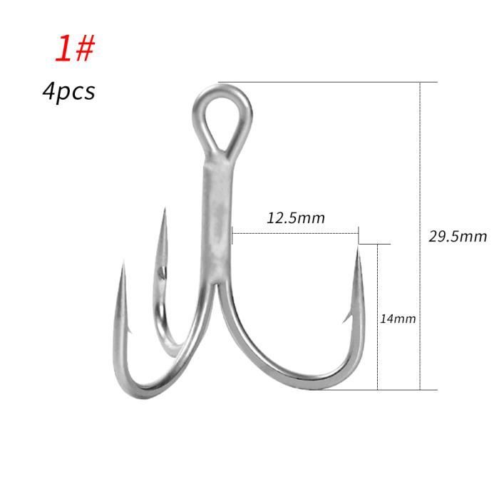 Hameçons En Acier Carbone - Lot De 500 Pièces (10 Tailles #6 à #15) Avec Barbelures - Pour Pêche Truite, Carpe, Carnassier