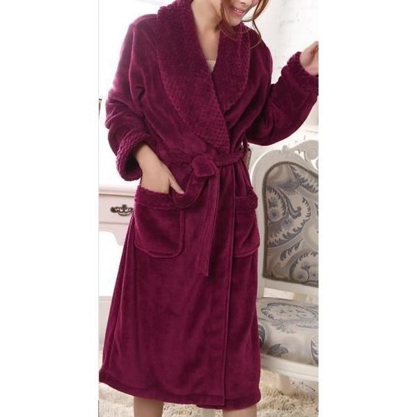 robe de chambre violette