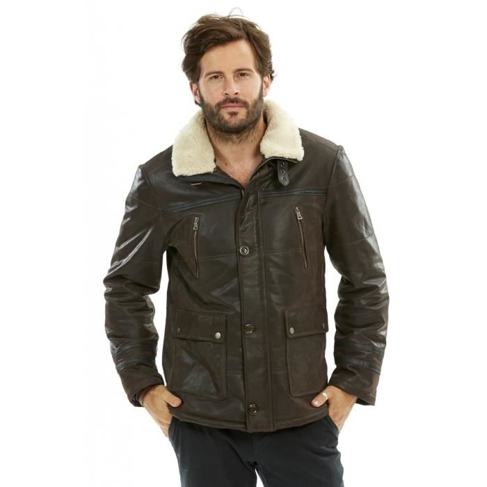 Parka trois quart homme