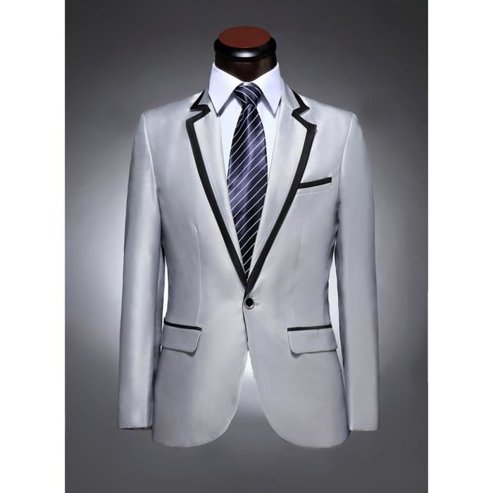 Robe De Mariee Costumes Pour Hommes Vestes P Achat Vente Costume Tailleur Cdiscount