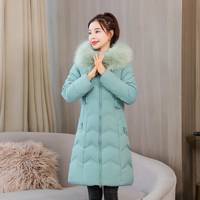 Manteau velours 2025 vert