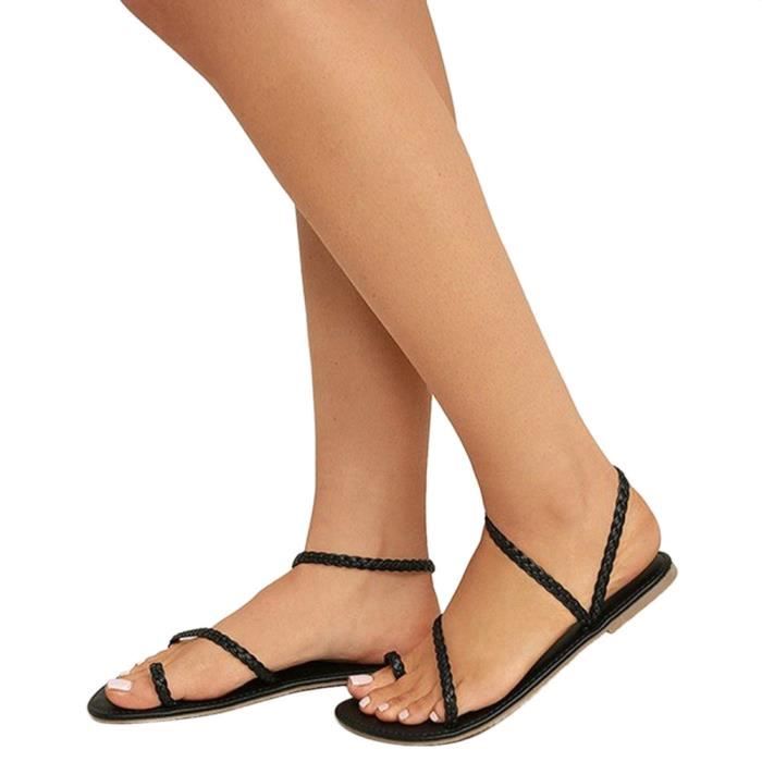 sandales espadrilles plates