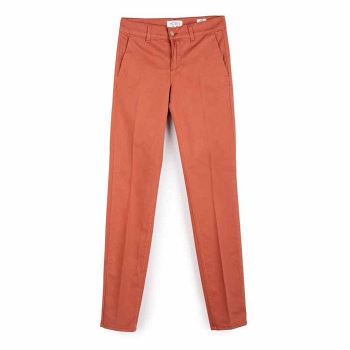 Pantalon slim en toile Femme HAPPY