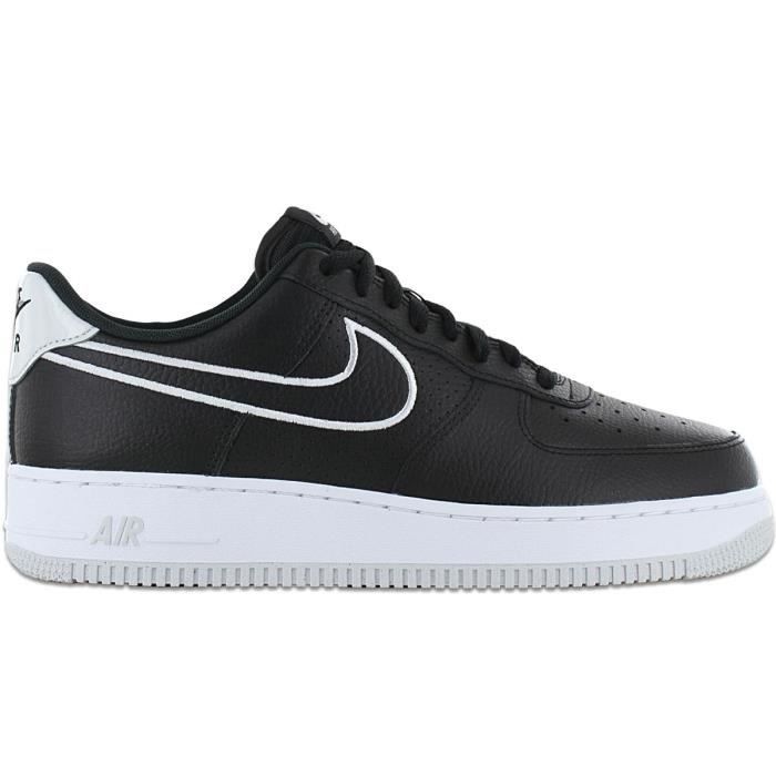 Air force one cuir noir new arrivals