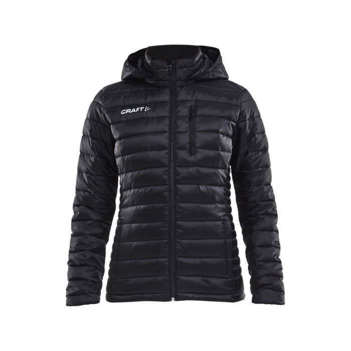 Veste de running femme Craft Isolate Noir Manches longues