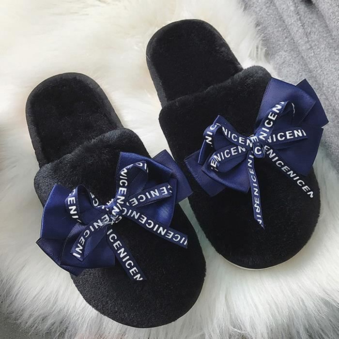 pantoufles femme fermées