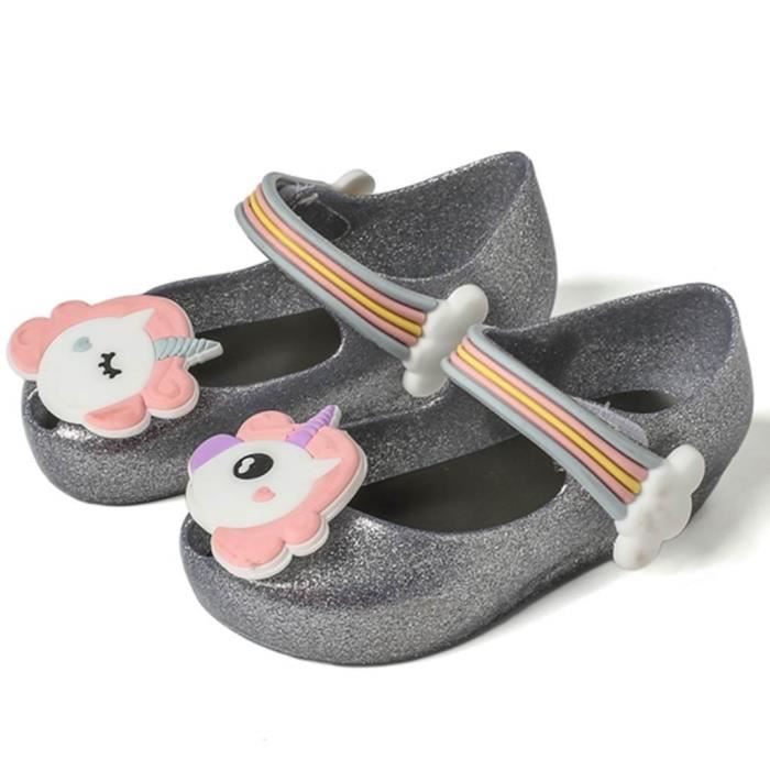 Sandales Enfants Chaussures Plage Licorne Filles Pour Piscine Bebe Noir Cdiscount Chaussures