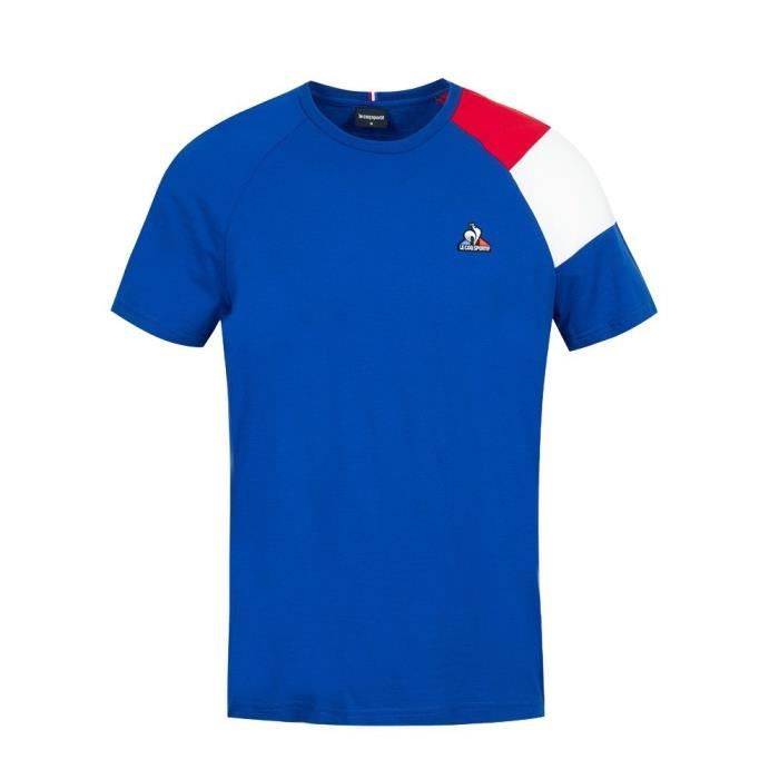 Tee shirt le coq sportif bleu blanc rouge clearance