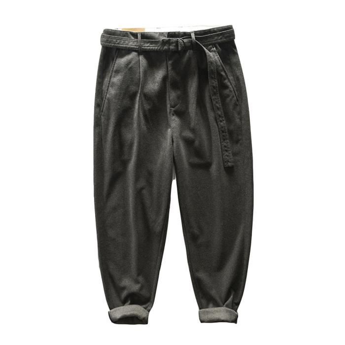 Homme D contract e Coupe droite Pantalon Chino Pantalon Fluide
