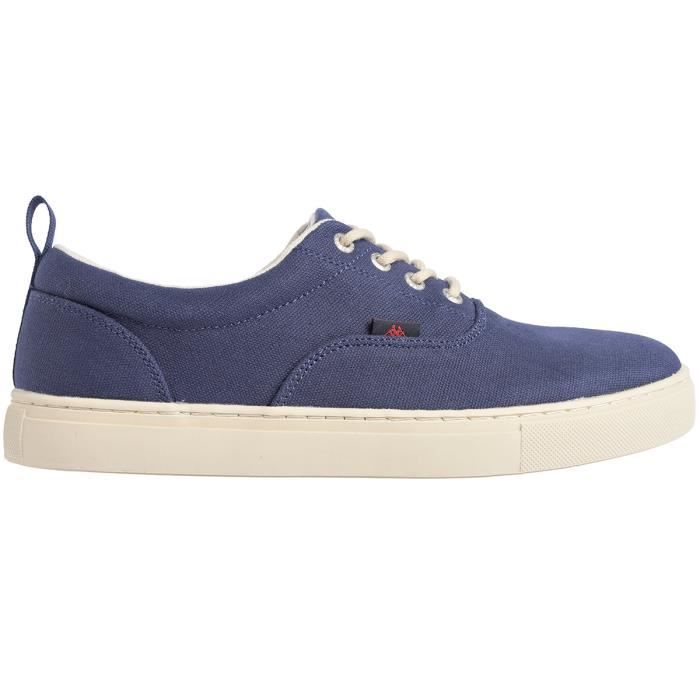 Kappa Chaussures lifestyle CVO Robe di Kappa pour Homme - Bleu marine blanc cassé - Lacets - Polyuréthane