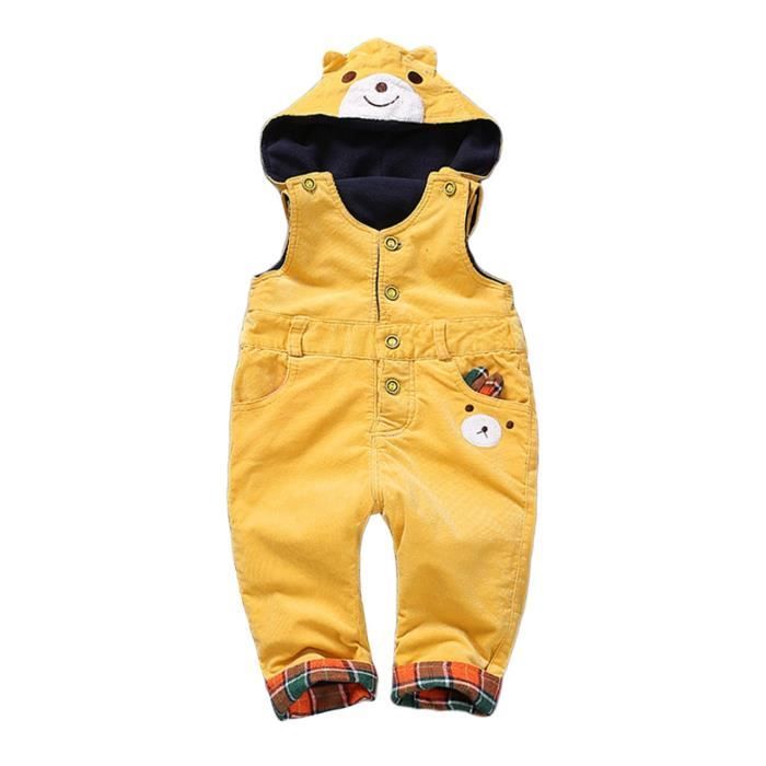 Kidscool Space Salopette En Jean Pour Bébé Et Petite Fille Avec Poche En Coton D~1162230