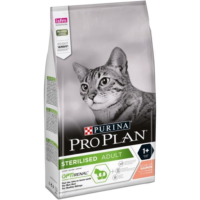 Purina Proplan Sterelised OptiRenal Chat Adulte Saumon 1.5kg