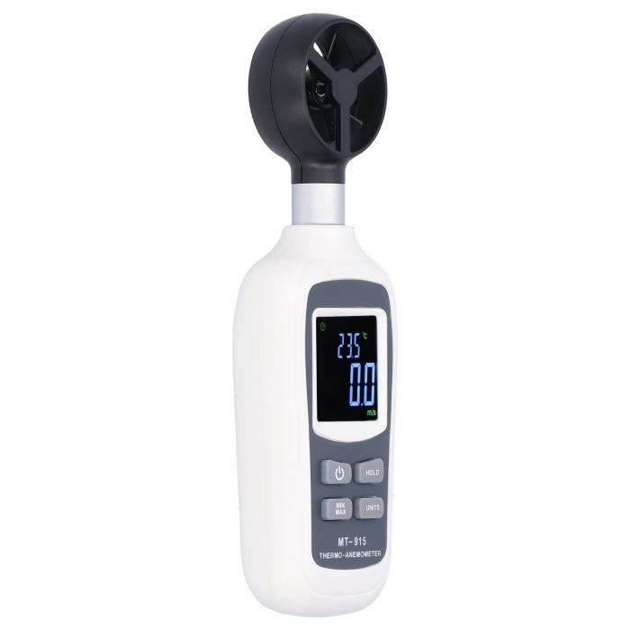 Mxzzand thermomètre à vent Mxzzand jauge de vitesse du vent Capteur intelligent AS816 Mini Mxzzand thermomètre à vent Mxzzand jauge de vitesse du vent Capteur intelligent AS816 Mini