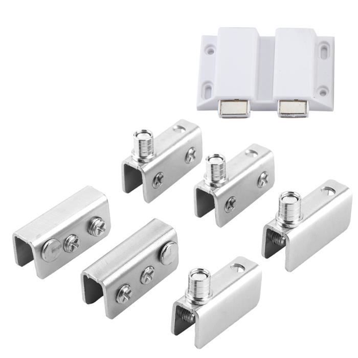 Lot De 4 Supports De Montage Pour Vérins à Gaz - Acier Galvanisé - Compatible Rotule 10mm - Capacité 90kg