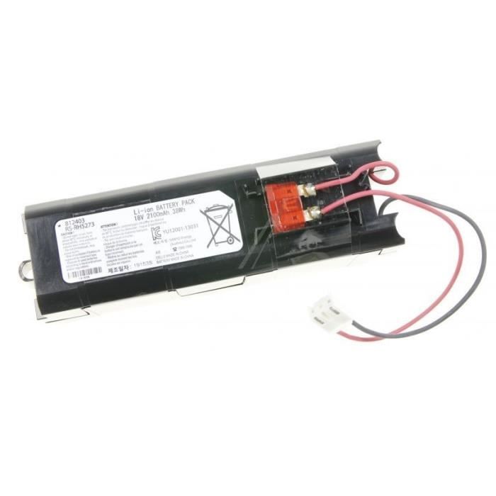 Batterie 18V pour aspirateur ROWENTA AIR FORCE EXTREME 18V - NFF419872 -  Blanc - Cdiscount Electroménager