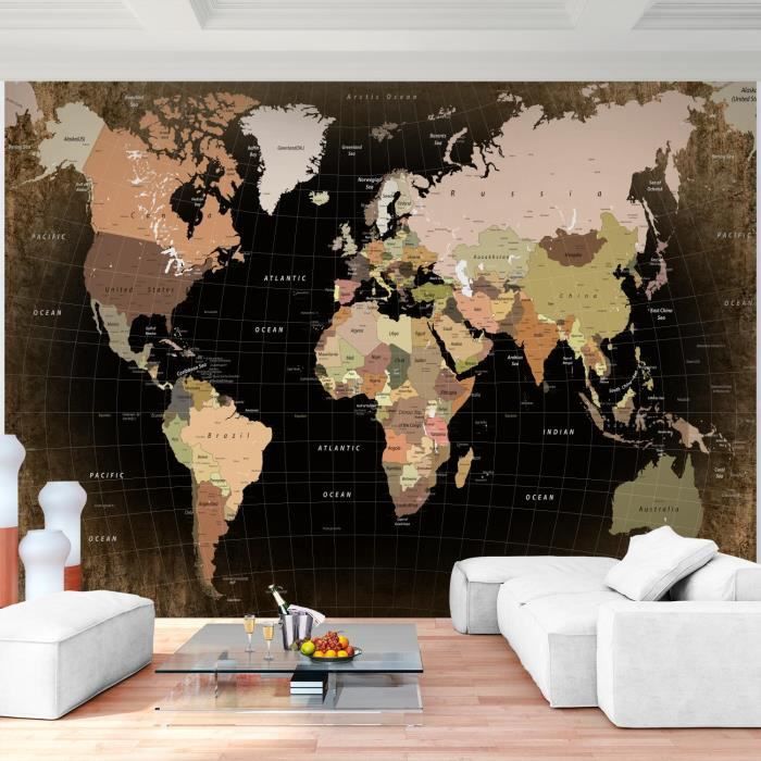 Carte Du Monde Vintage Wanderlust Pirate Carte Historique Atlas