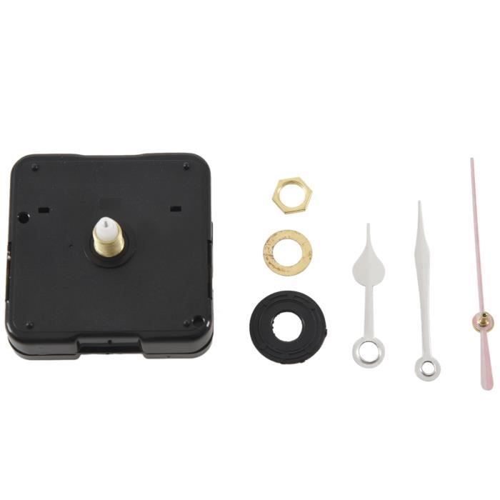 mouvement horloge pendule quartz grande aiguilles poire 17/23cm