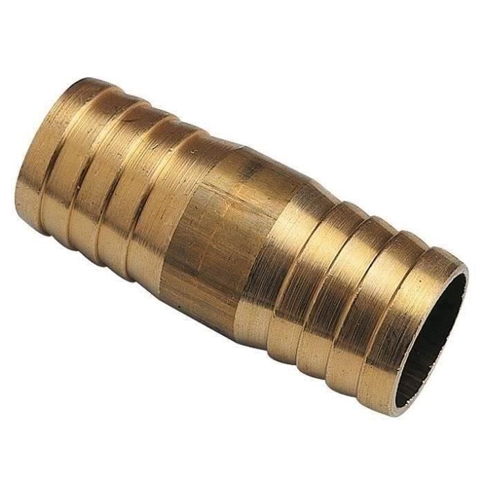 Raccord cannelé manchon pour Tuyau Ø 39 - SOMATHERM - Laiton - Pour arrosage