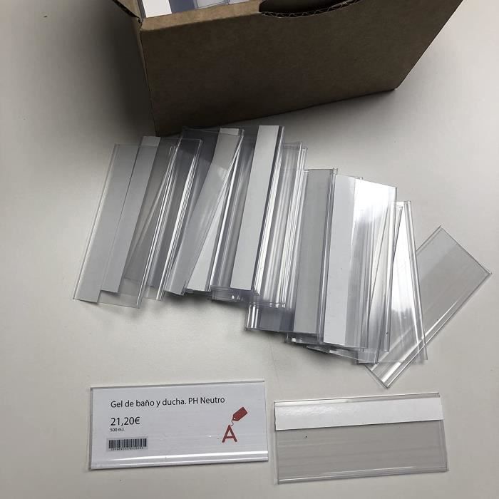 Lot De 50 Porte-prix Autocollants De 1 Mètre Pour étiquettes De 39 Mm - 1