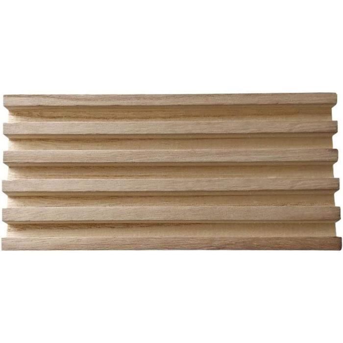 Offelec Lot De 4 Plateaux De Mahjong En Bois Pour Jeu De Mahjong