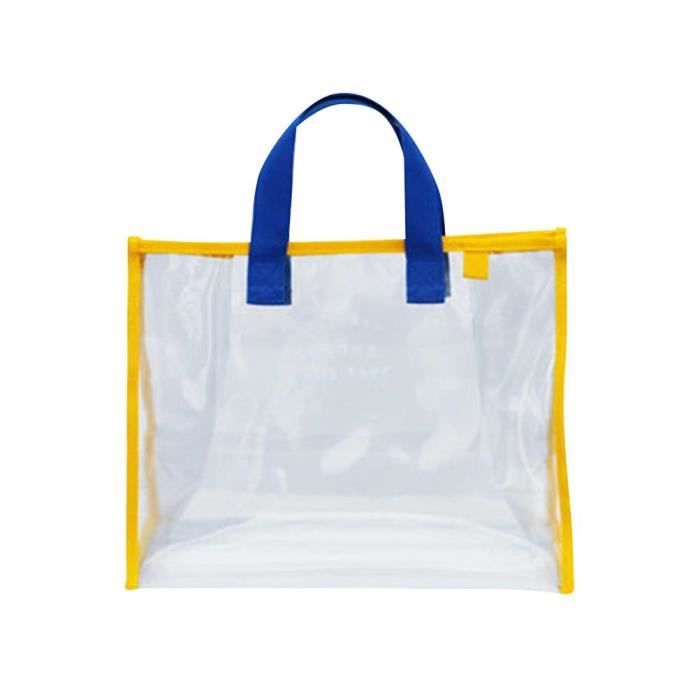 Sac de plage plastique transparent sales