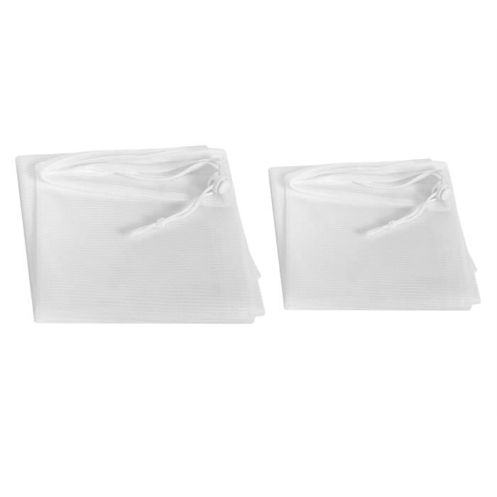 Sac Filtrant Maille Nylon 66x56 Cm - Pour Brassage Bière, Vin, Thé, Réutilisable, Cordon De Serrage - 8