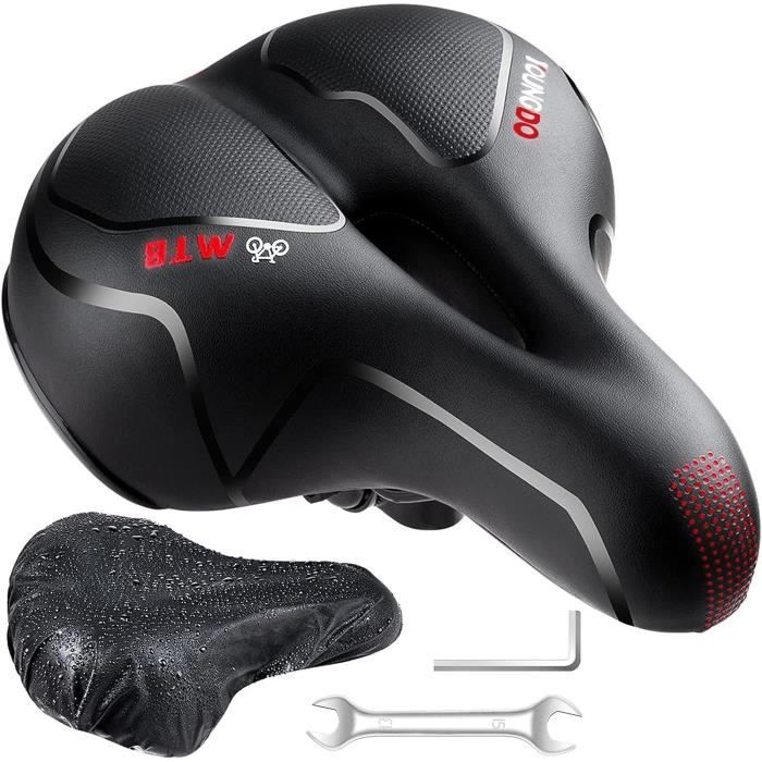 Housse de selle en gel pour vélo d'exercice, coussin de siège, housse de selle de vélo