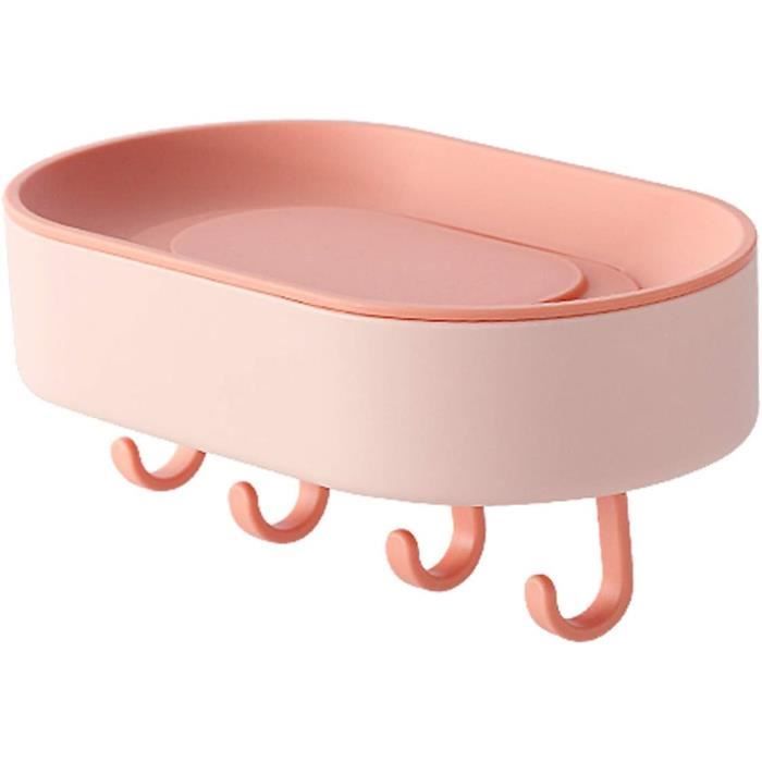 Boîte à Savon,Green--Porte Savon De Salle De Bain En Forme De Feuille, Boîte De Rangement De