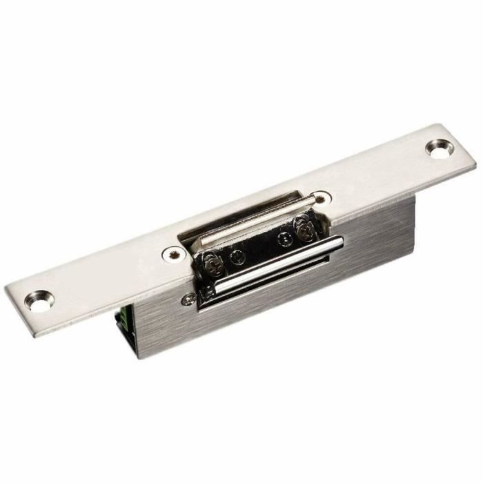 uhppote fail safe nc mode serrure gache electrique pour la porte en verre avec tension du signal reglable cdiscount bricolage