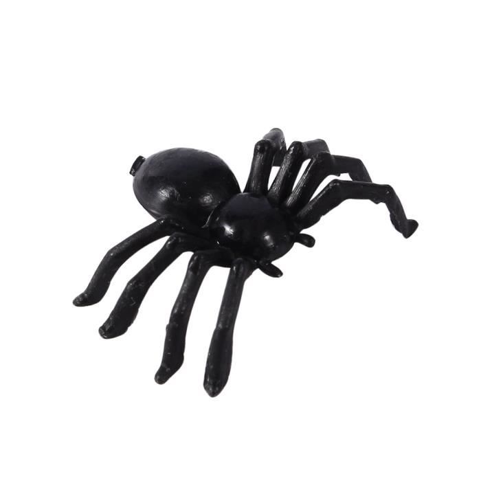 Araignée Géante Halloween 75 Cm - Décor Gris Avec Crâne, Yeux Rouges, Pattes Articulées, Pour Extérieur Ou Intérieur - 9