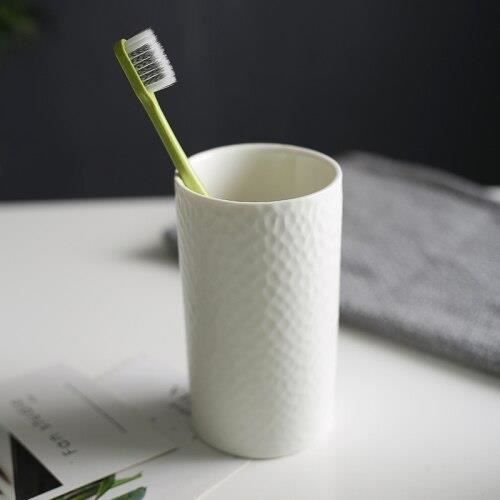 Ensemble D'accessoires De Salle De Bain 5 Pièces, Ensemble D'accessoires De Salle De Bain En Céramique Blanche, Ensemble D'accessoires De Salle De Bain Au Design Classique, Ensemble Complet