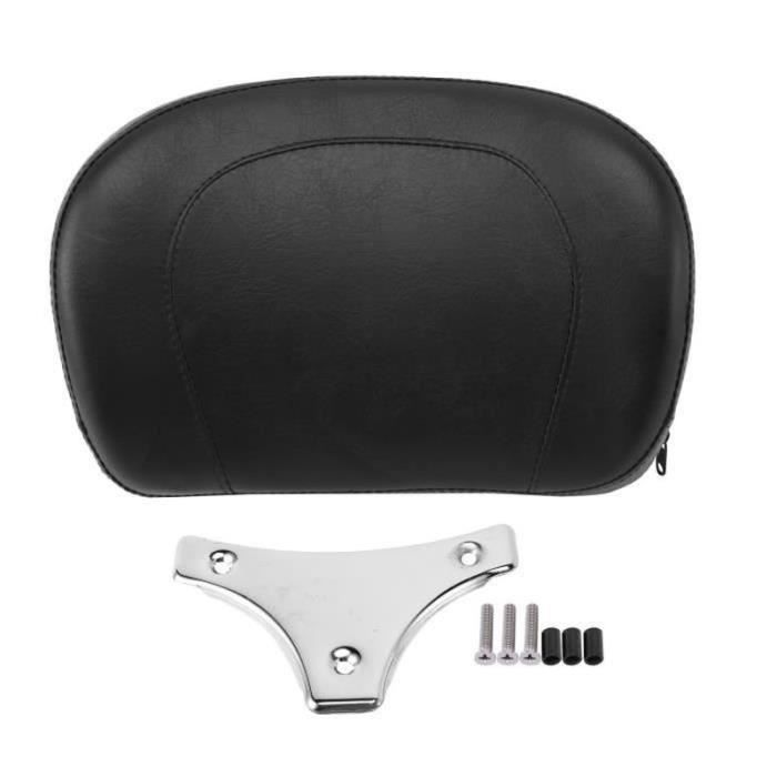 IFCOW Coussin De Dossier Moto Passager - Confort Pour Coffre 45-65L En Aluminium, PU Imperméable