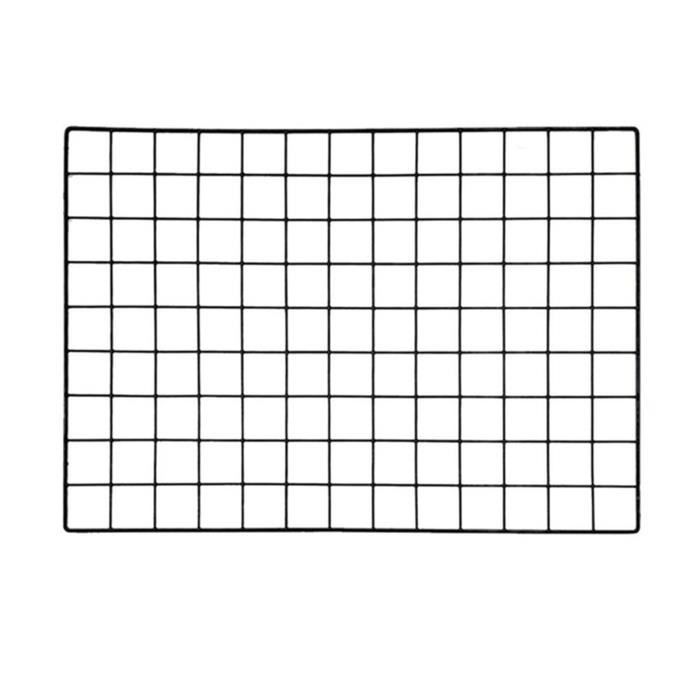 Zerodis tagère Murale en Fer DIY avec Panneau de Grille pour Photos