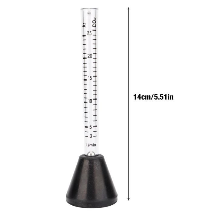 Débitmètre Haute Précision CO2/Argon - Pour Soudage - Débit 25 L/min, Longueur 14 Cm - Outil Professionnel Et Amateur - 4