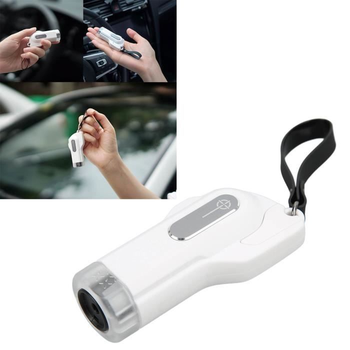 Marteau De Sécurité Voiture 2 En 1 - Brise-vitre Et Coupe-ceinture - Urgence - Alliage Aluminium - 10 Cm - 3