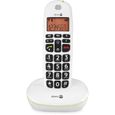 DORO Téléphone sans fil PhoneEasy avec ID d'appelant - DECT\GAP - 100 W - Noir-1
