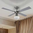Lampenwelt ventilateur de plafond avec éclairage pour salon et salle à manger Milana-1