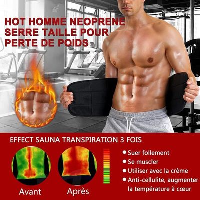 Ceinture De Sudation Abdominale Pour Homme - Taille XL - Noir - Néoprène - Neuf Avec étiquettes