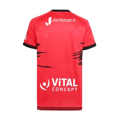 Maillot Replica UMBRO Eag H pour Homme Manches Courtes Rouge Respirant Cdiscount Sport