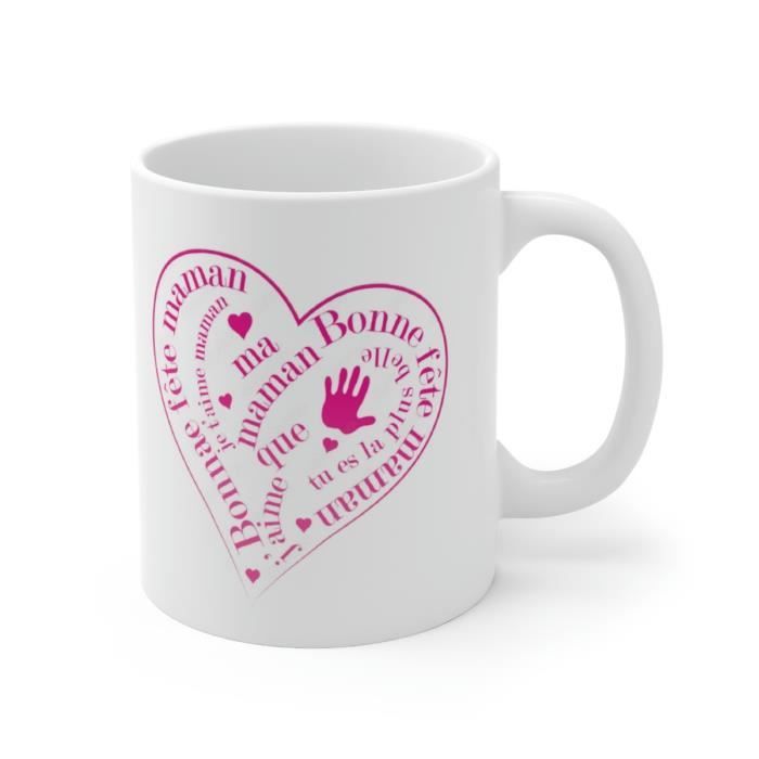 Mug Bonne fête Maman - Fête des mères - Idée cadeau - Tasse en ...