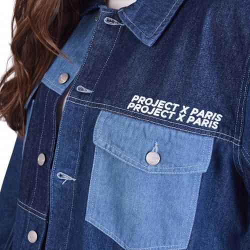 Veste en jean Project x Paris homme 2230201 Bleu Cdiscount Pr t