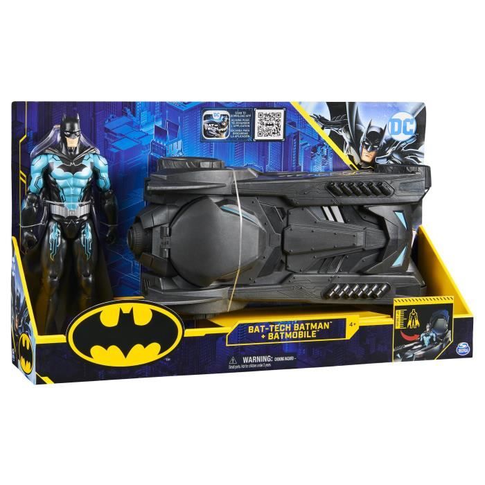 Pack batmobile + figurine batman 30 cm Batman