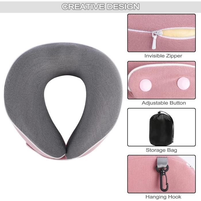 Coussin De Voyage Legami My Travel Buddy - Ours Peluche Avec Masque De Sommeil Inclus