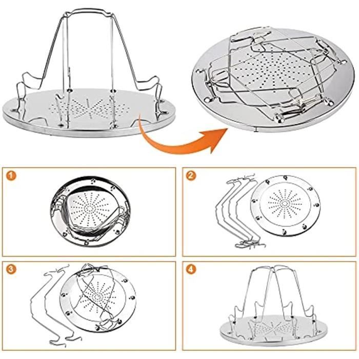 Grille Pain Gaz, GrillePain De Camping, 4 Tranches Toast Plateau Toast Rack, GrillePain De