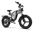 Vélo électrique XINGJI X20 - 20" Fat Bike - Moteur 2000W - Batterie 48V 30AH - Noir-2